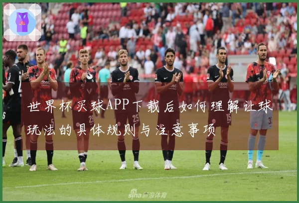 世界杯买球APP下载后如何理解让球玩法的具体规则与注意事项